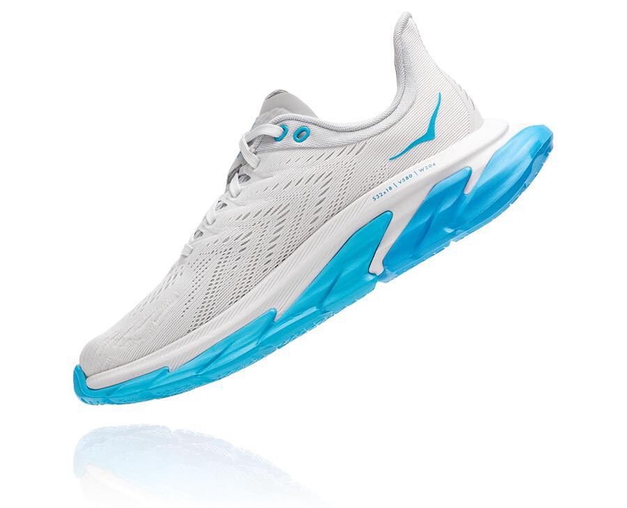 Hoka One One Tenisky Damske Biele/Modre - Clifton Edge - 46792-FCWA